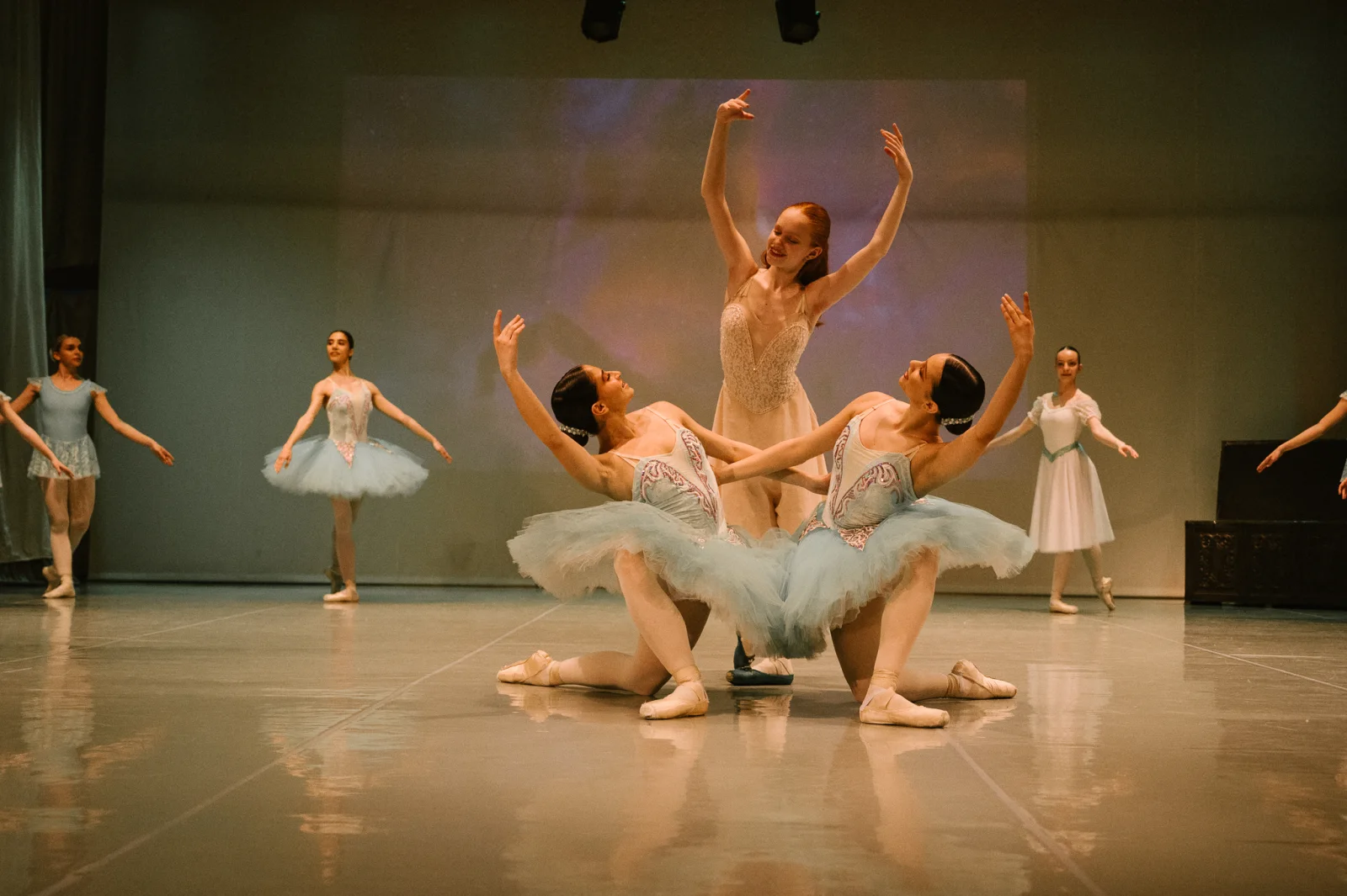 Ballet photography — silhouette clock — ORIA.FILMS